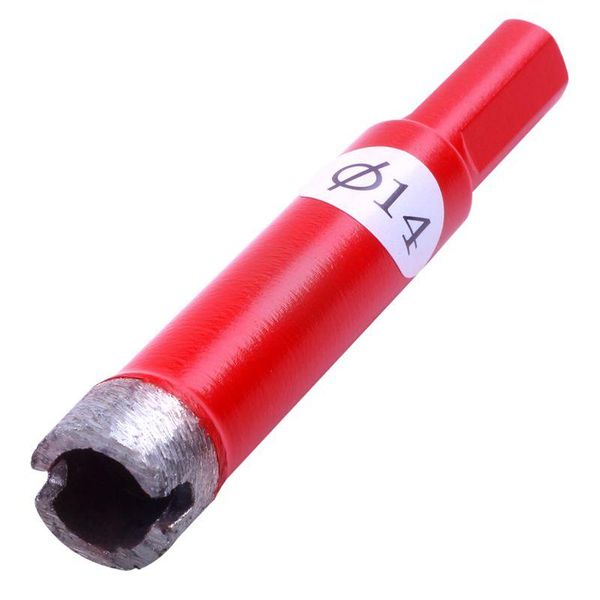 

professional drill bits big deal 14mm dia. diamond tipped marble hole saw core bit