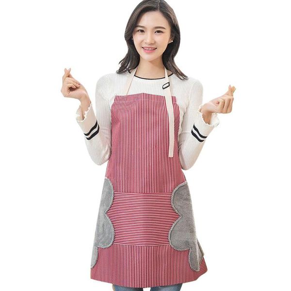 

waterproof hand erasable apron abrasion and oil-proof kitchen utility equipment aprons