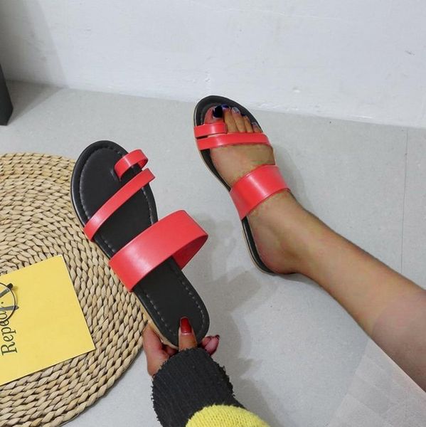 

slippers women 2021 summer shoes sandals fashion flat casual women's sandalias de las mujeres, Black