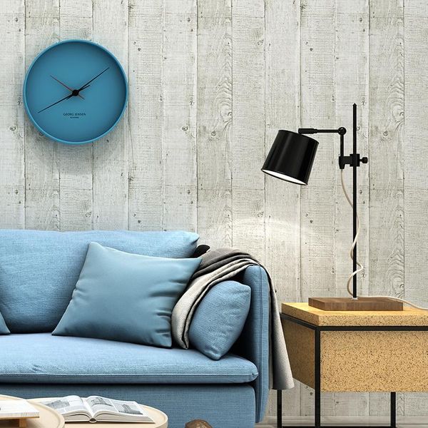 

wallpapers wood style grey nordic board wallpaper retro nostalgia cafe restaurant, el, clothing shop chinese salon