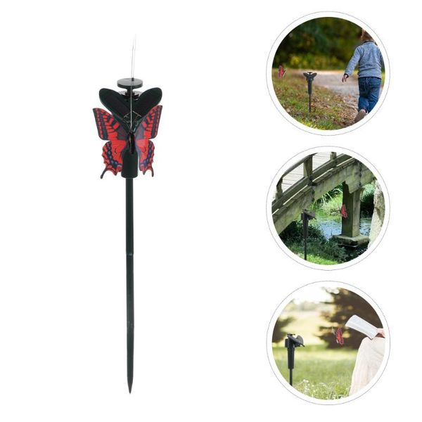 

cat toys 1pc electric flying simulation garden solar powered decor