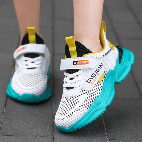 

athletic & outdoor 2021 summer kids sneakers boys running casuals shoes children's brand chunky autumn trainers fashion flats basketbal, Black