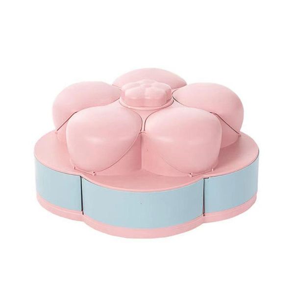 

gift wrap 1pc creative rotating candy box snack nut multi-purpose storage