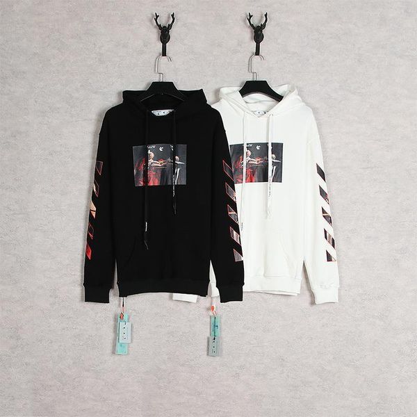 

autumn fashion dai caravaggio off religious printed men's and women's sweater style casual loose couple bottomed shirt, Black