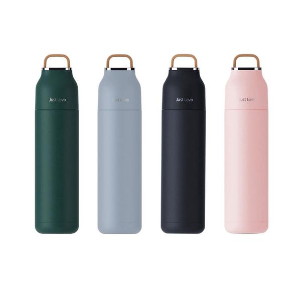 

water bottles portable insulated coffee mug 500ml 304 stainless steel tumbler bottle travel vacuum thermal cup