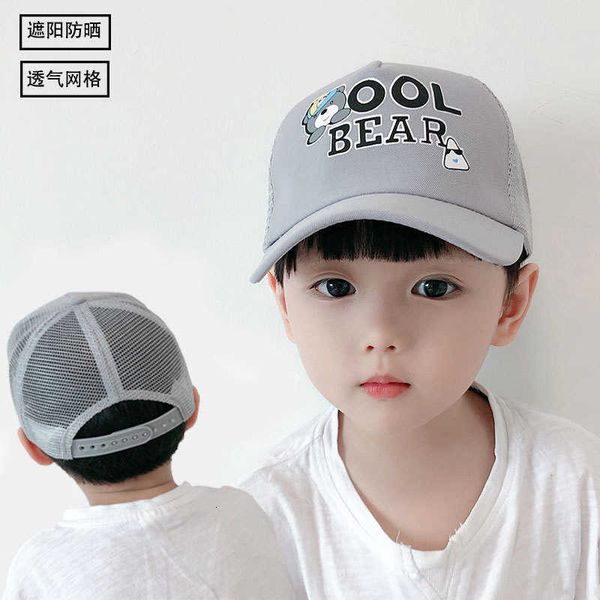 

baby baseball cap children's sunshade mesh children's hat summer cap thin sun travel cap for men and women, Yellow