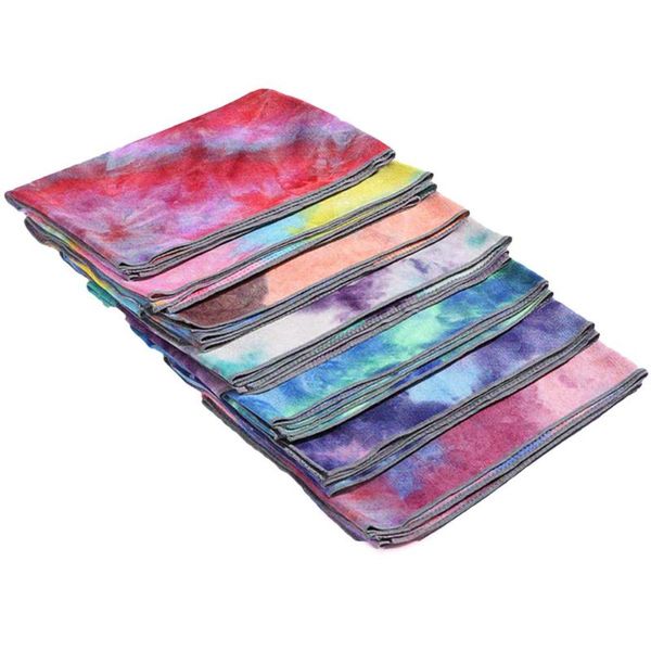 

fitness towel non-slip sports shop environmental protection tie dye yoga printed blankets
