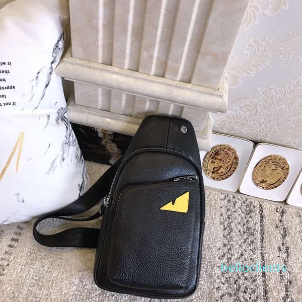 

new fashion leather chest bag, crossbody bag, f pocket