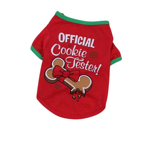 

dog apparel pets clothes cute fashion christmas bones pet vest puppy cotton t shirts winter