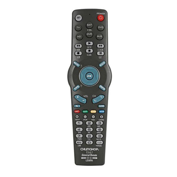

e661 smart universal remote control multifunctional learning suitable for tv / sat dvd dvr hd /aux controlers
