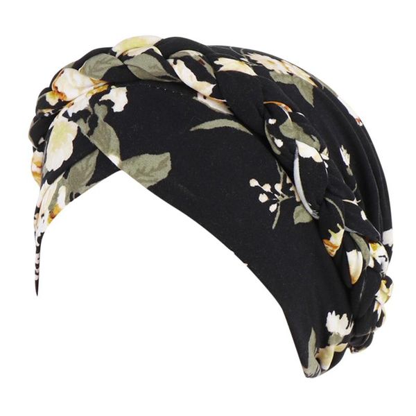 

beanie/skull caps floral printed ladies beanies cancer ethnic braid sun visor hair cover wrap breathable keep warm casual women's headw, Blue;gray