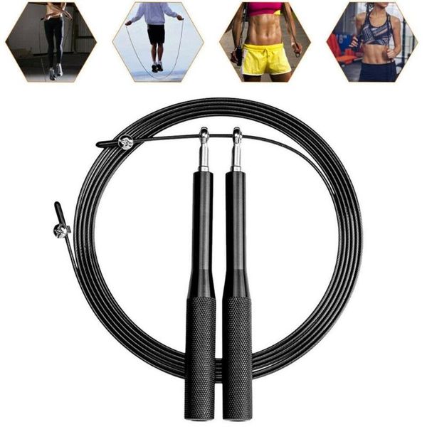 

jump ropes skipping rope with bearing diamond head portable exercise sport workout toy wire professional durable
