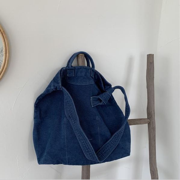 

women's bag 2021 washed canvas shoulder messenger handbag couple cloth bags