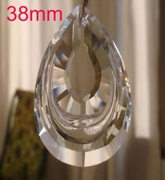 

chandelier crystal 2280pcs/lot 38mm double drip part pendant suncatcher parts
