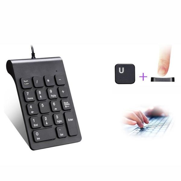 

keyboards 2021 mini usb keyboard for lap18 key digitals wired numeric keypad with 1.25m length cable
