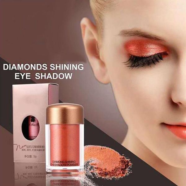 

colors shiny eyeshadow powder glitter pigment makeup brightening highlighter1