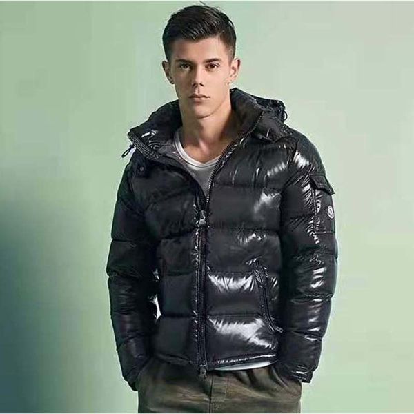 

classic fashion quality winter mens womens monnclers maya down jackets thicker outerdoor coat grey lining windproof star black
