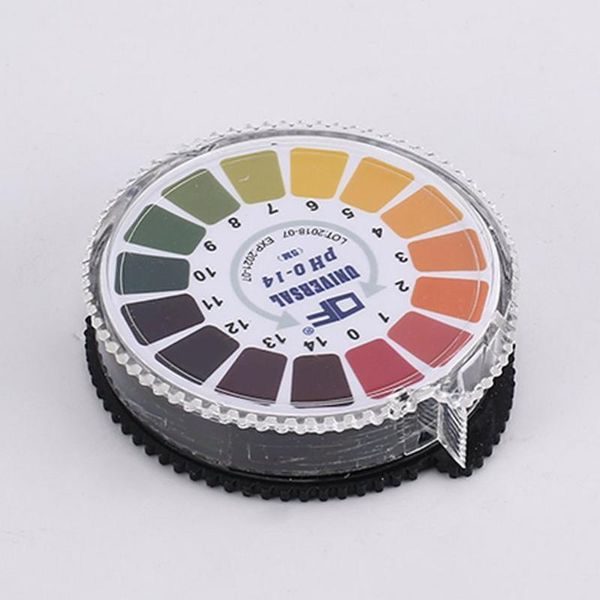 

meters 5m 0-14 ph test paper alkaline acid indicator roll for water urine saliva soil litmus accurate testing measuring pool wholesale