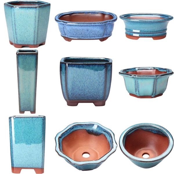 

planters & pots bonsai training flowerpot ceramic craft plant pot planter chinese style deskflower for garden yard living room balcony