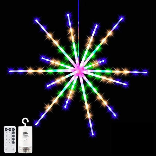 

strings festival lights led starburst firework string light courtyard terraces gardens garland twinkle lamp room