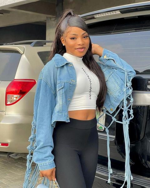 

women's jackets plus size plain jacket denim with ripped tassels for women, Black;brown