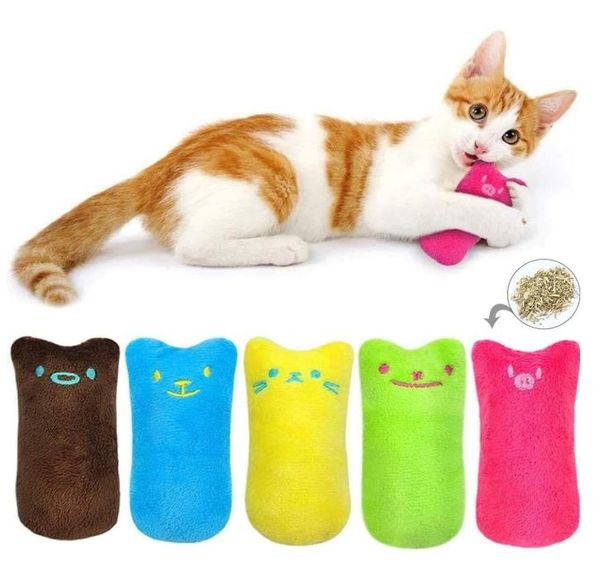 

cat toys 5pcs catnip toy plush thumb shaped teething chew