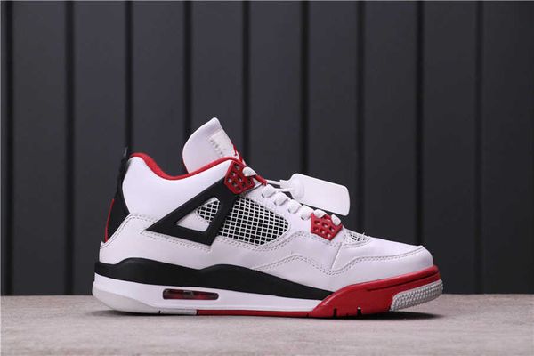 

original version jumpman 4 4s white red black basketball shoes men women trainers sneakers sports des chaussures zapatos ull