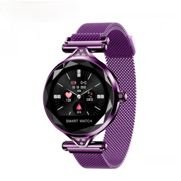 

slimy new h1 women girls bluetooth smart watch bracelet wearable device pedometer heart rate monitor smartwatch for android ios