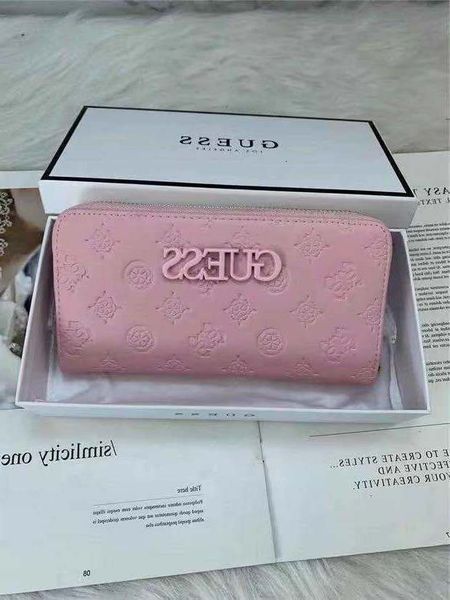 

g s new autumn and winter fashion women's mobile phone zipper large capacity long hand bag with box