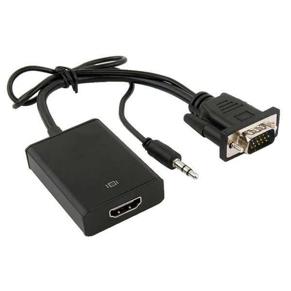 

audio cables & connectors mini vga to adapter 1080p analog digital video converter for pc laphdtv projector
