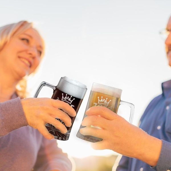 

personalized beer mug, the father gift for galaxy on father's day healthy drink mug mugs transparent wine glass glasses