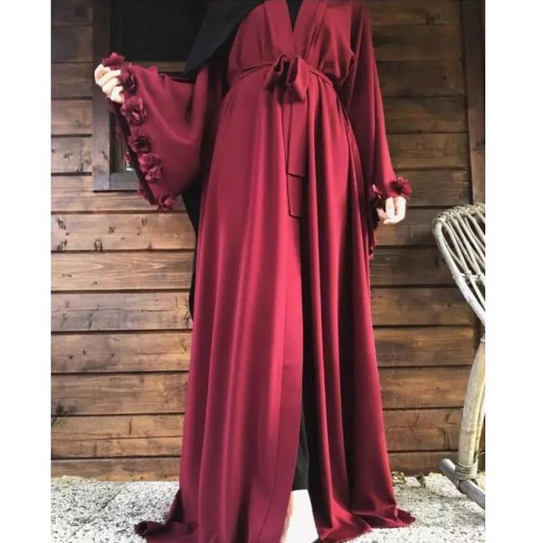 

ethnic clothing kaftan dubai abaya turkey kimono cardigan islam muslim hijab dress jilbab abayas for women robe ete caftan islamic clothingf, Red