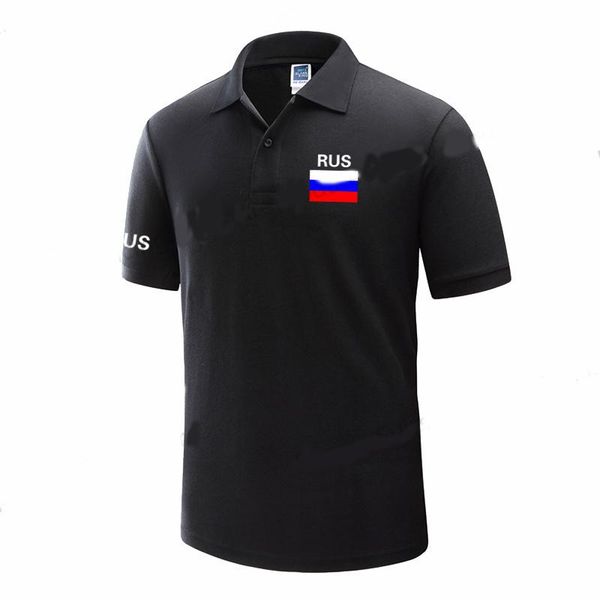 

men's polos 2021 shirt 3d print russian sports solid color national team uniforms can be custom id/national flag, White;black