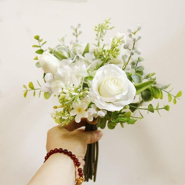 

wedding flowers bouquet for bride natural artifical bridesmaid bbouquet holding accessories
