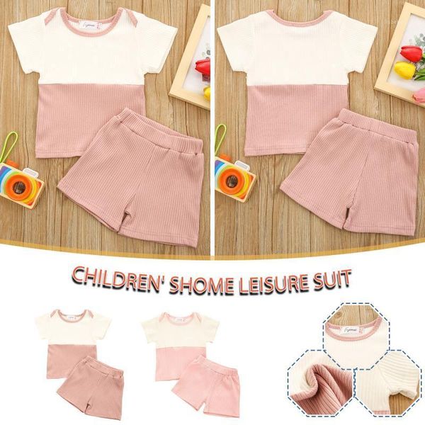 

clothing sets toddler baby kids girls solid short soft cool warm cotton fabric movement set born clothes outfit ropa bebes1, White