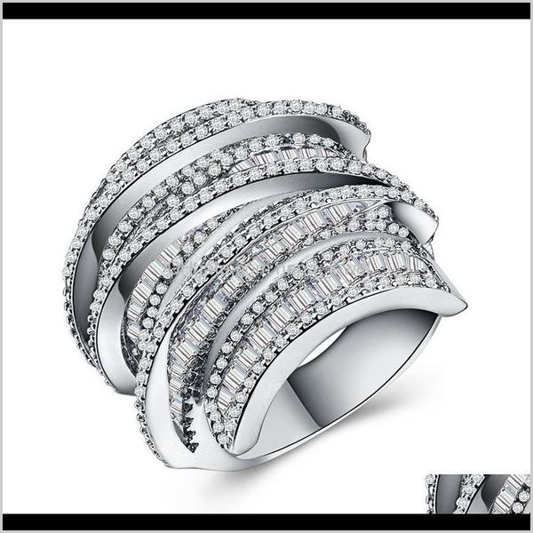 

full princess cut jewelry 925 sterling siver 925 sterling silver white sapphire simulated gemstones wedding women ring sz5-11 58 n2 hu xpsal, Slivery;golden