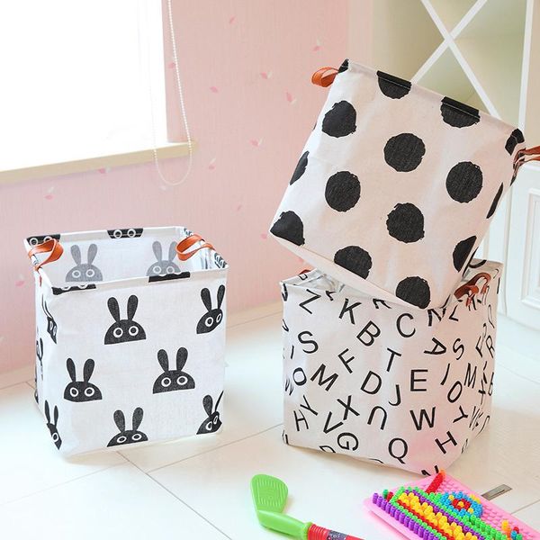 

laundry bags foldable basket large capacity dirty clothes hamper canvas kids toys sundries storage bucket home organizer