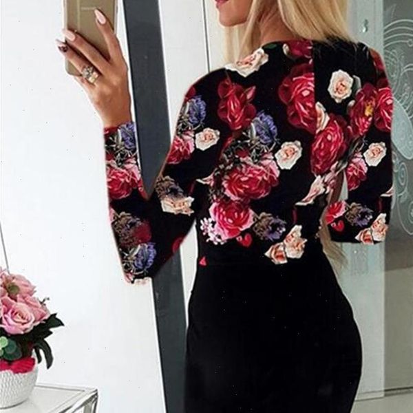 

women dress v neck long sleeve buttons bodycon casaul work office lady formal mini dresses vestidos, Black;gray