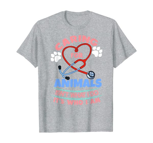 

Womens Veterinarian Gift Vet Tech Caring For Animals T-Shirt, Mainly pictures