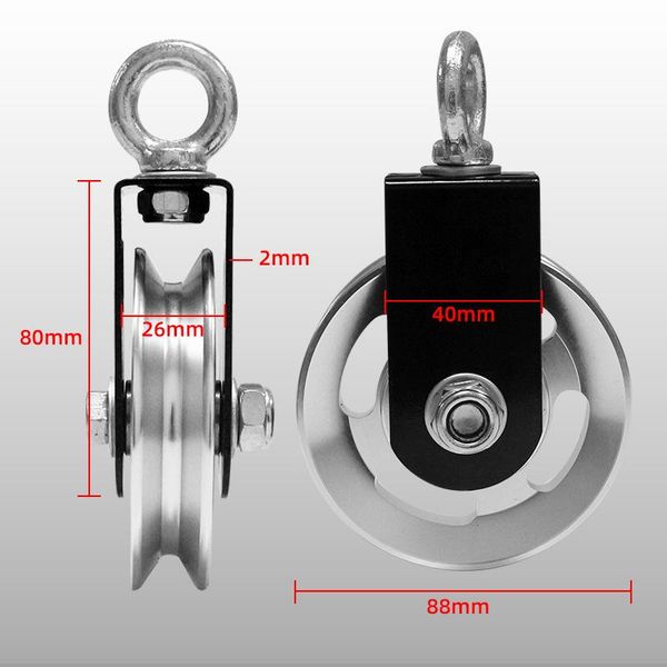 

fitness equipment bracket pulley mute hanging round homemade diy big bird with three head and back accessories