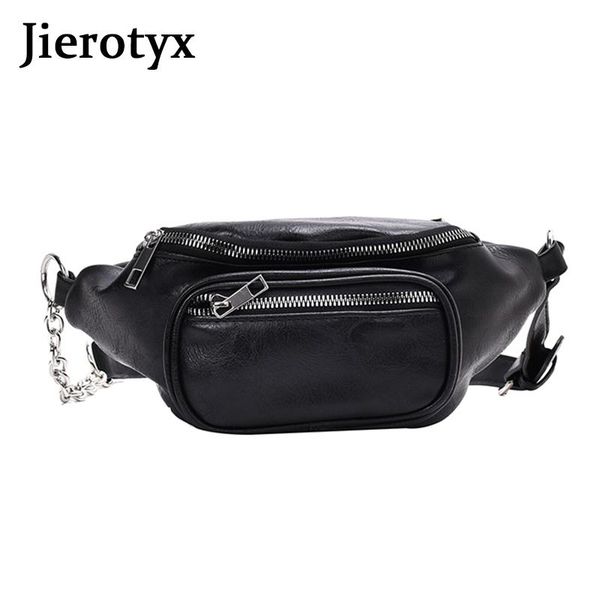 

waist bags jierotyx 2021 fashion belt for women travel pouch hip-hop bum fanny pack ladies wallet wholesale