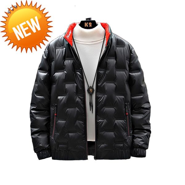 

2021 new shiny plus-size fatty warm down coat 6xl 7xl 8xl big yards jacket, Black