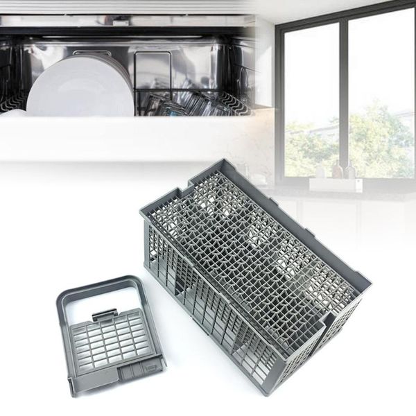 

storage bottles & jars dishwasher cutlery basket silverware box tableware dry holder household kitchen accessories