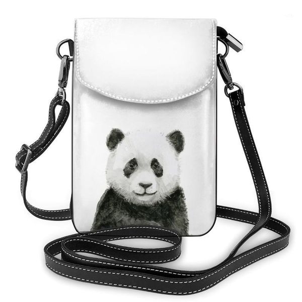 

evening bags panda shoulder bag bulk funny women leather streetwear student purse1