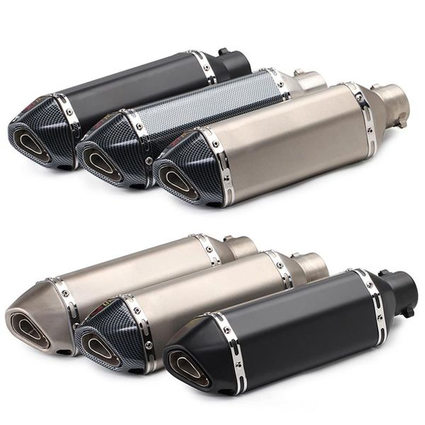 

motorcycle exhaust system msto muffler motobike tube 38-51mm for 1290 super adventure pcx r6 2008 crf 450 msx125 s