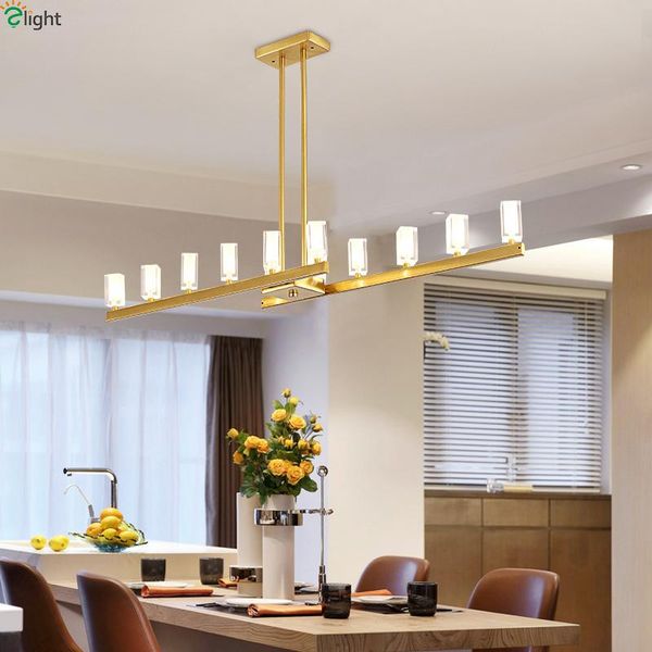 

pendant lamps postmodern lustre crystal led chandeliers lighting dining room copper metal chandelier lights hanging lamp fixtures