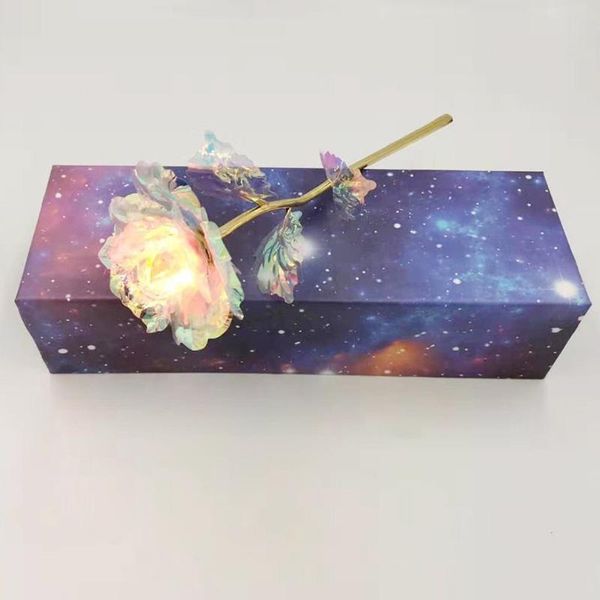 

decorative flowers & wreaths creative valentine's day gift foil plated rose gold lasts forever love wedding decor lover lighting