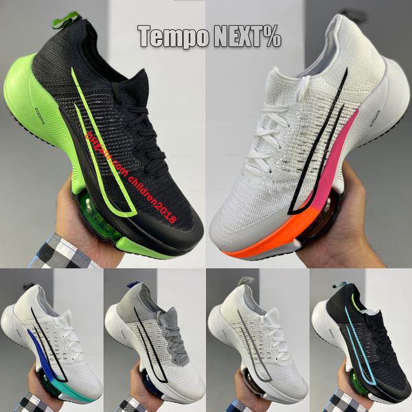 

zoomx tempo next% men women running shoes 2022 designer black electric green particle grey white hyper violet pure platinum outdoor sneakers