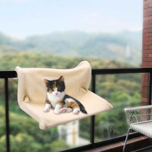 

cat beds & furniture radiator hammock for cats bed house cage window lounger cushion warm shelf perch kitten hamste rat small pet accessorie