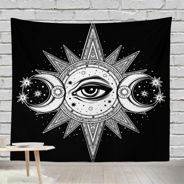 

tapestries 150x150cm polyester tapestry mandala bohemia wall hanging animal moon wolf guns yoga mats beach towel decor livingroom